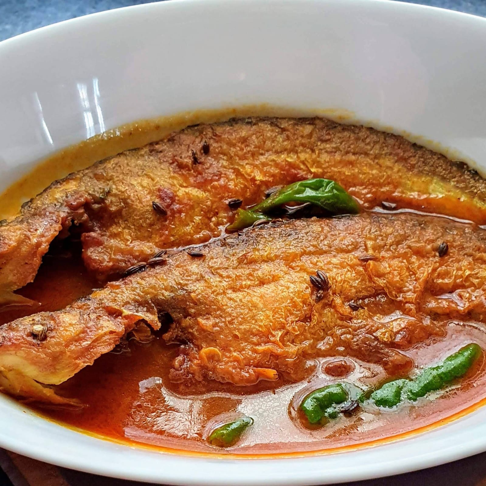 Begun bori diye Pabdar Jhal(2 Plate)