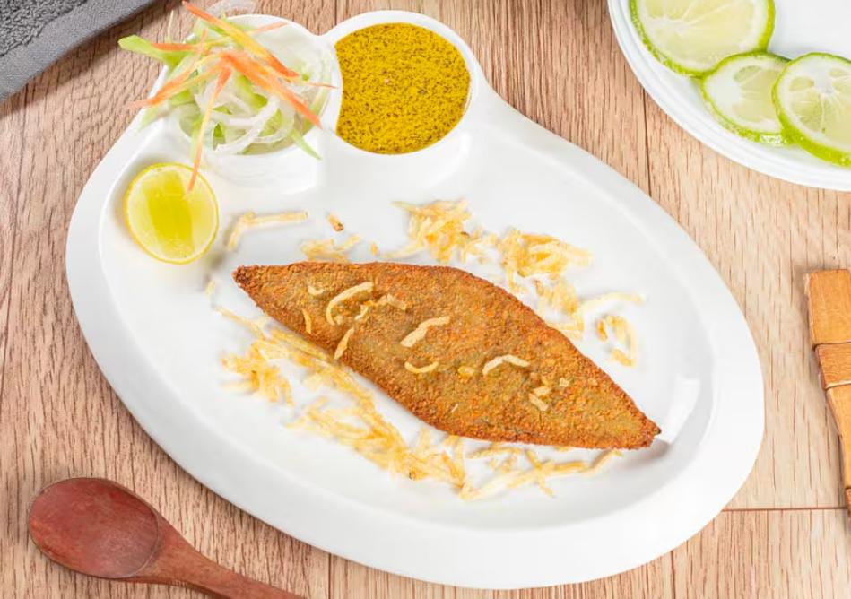 Bhetki Rongpuri Fry(2 Pieces)