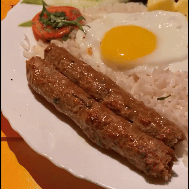 Mutton Chelo Kebab(1 Plate)