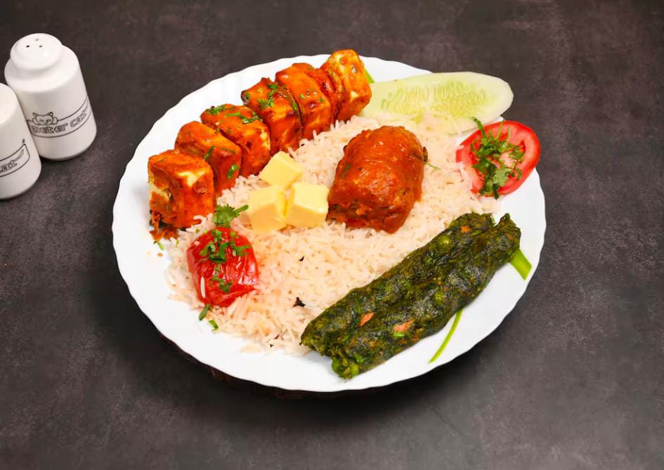 Vegetable Chelo Kebab(1 Plate)