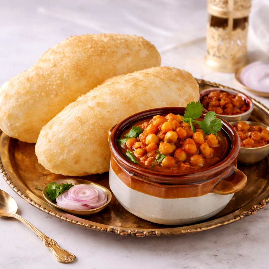 Sita ram Chole Bhature(2 Plate) & Extra Chole(2 Plate)