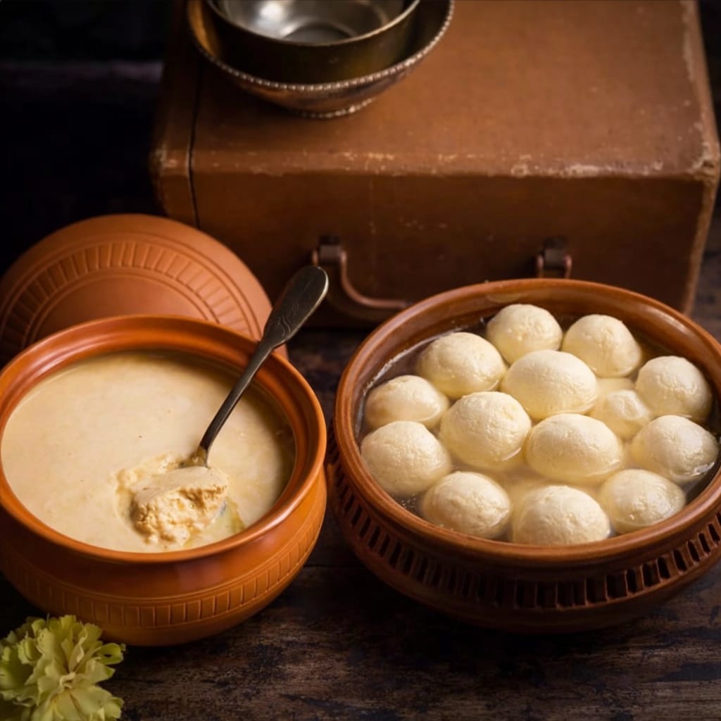 Balaram Misti Doi(500 gm) & Rosogolla(10 Pieces)