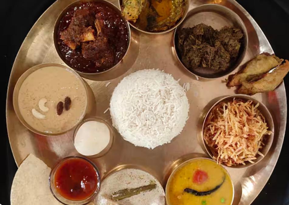 Bhooter Raja Special Baghar Thali