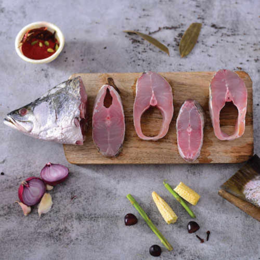 Bhetki (900gm -1.1 KG (Whole-Cut in Pieces)
