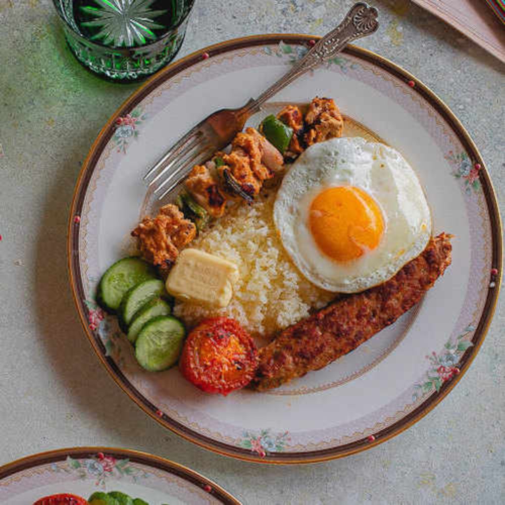 Mutton Chelo Kebab(1 Plate)