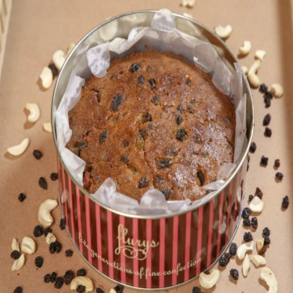 Dates & Walnut Cake in Tin